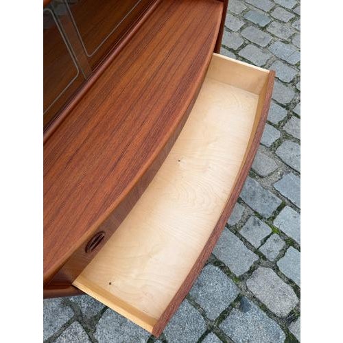 Brown Secretary in Teak by Gunnar Falsig for Holstebro Møbelfabrik For Sale - Image 8 of 11