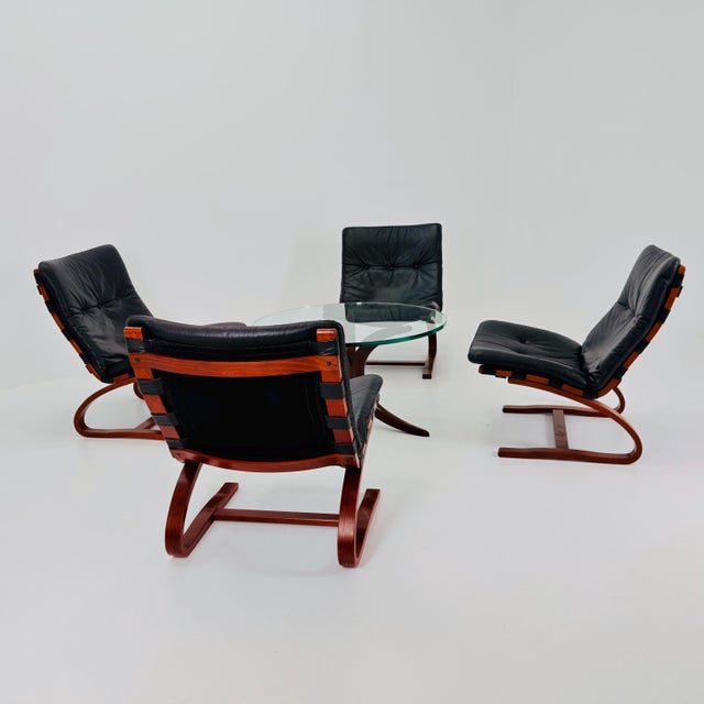 Mid-Century Kangu Lounge Chair by Elsa Solheim and Nordahl Solheim for Rybo, 1970s For Sale - Image 6 of 18