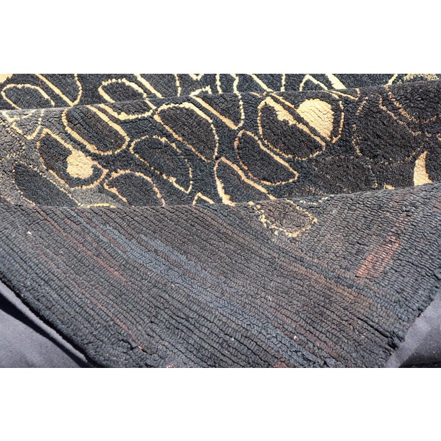 Early 20 Century American Hooked Rug With Inspired by Modern Art 4'8 X 7'2 For Sale - Image 16 of 16