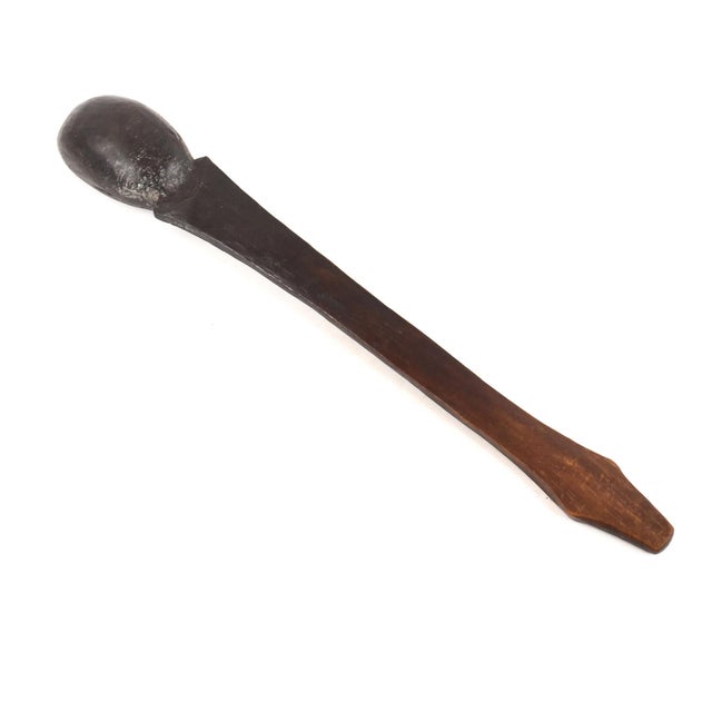 Wood Early 20th Century Oromo Wood Spoon Ethiopia For Sale - Image 7 of 7