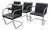 Casprini Tubular Brno Style Armchairs, Set of Four For Sale