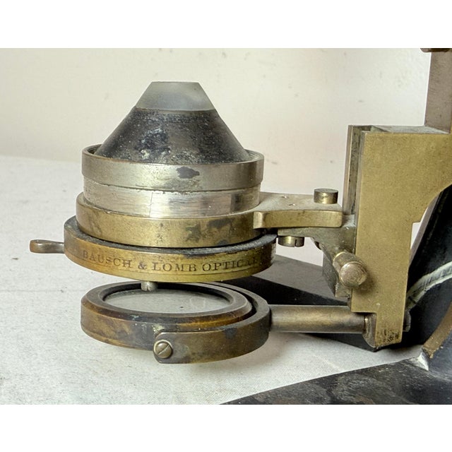Rare Antique 1876 J Zentmayer Philadelphia Usa Brass Lab Microscope 19th Century For Sale - Image 11 of 14