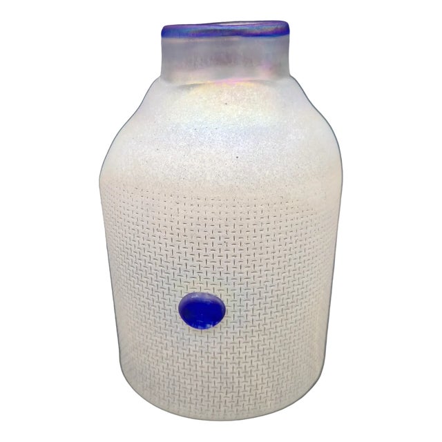 Hand-Blown Glass Vase from Kosta Boda, 1970s For Sale