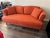 Mid-Century Modern Mid-Century Modern Orange Sofa For Sale - Image 3 of 4