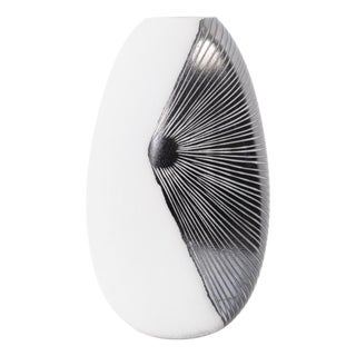 Oxman Hypnotic Tall Glass Vase For Sale