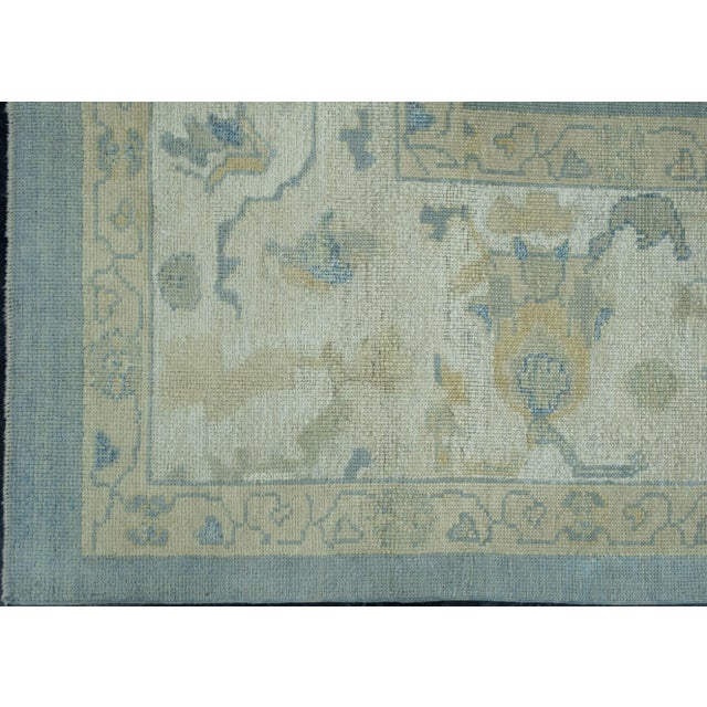 Turkish Oushak Rug 12' x 15'1" #18507 For Sale - Image 4 of 8