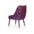 Contemporary Figueroa Dining Chair in Damasks & Lampas Fabric from Insidherland For Sale - Image 3 of 15