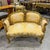 Textile Handcrafted French Gold Sofa – Rococo Style With Designer Upholstery Gold Leaf For Sale - Image 7 of 8