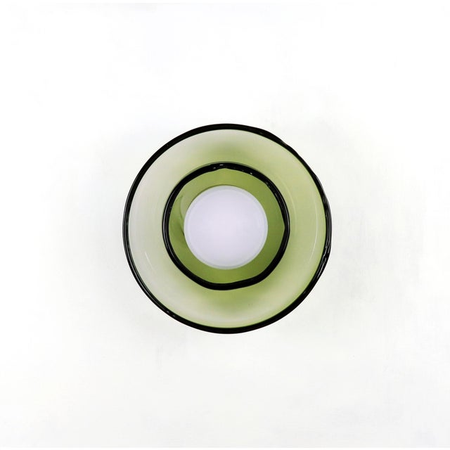 Wall light, This wall light is crafted from hand-blown glass and is offered in three variations: a large-scale glass...