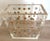 Heavy Lucite Wastebasket and Tissue Holder With Money For Sale - Image 4 of 12