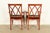 Bernhardt Regency Carved Mahogany Armchairs | Pair For Sale - Image 13 of 16