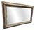 Large Antique French Carved Wood and Gesso Gilt and Painted Mirror, 1800s For Sale
