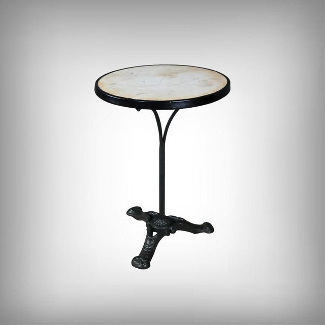 Vintage Marble Bistro Table, 1900 For Sale - Image 15 of 15