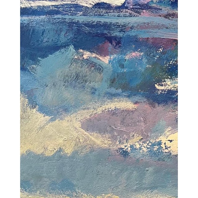 Contemporary Jean Krille, Landscape 150, Oil on Masonite For Sale - Image 3 of 9