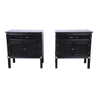Vintage New Black Nightstands For Sale Chairish