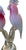 Renato Anatra Murano Glass Cockatoo Sculpture in Pink & Opalescent. Circa 1970's For Sale - Image 9 of 9