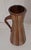 Mid-Century Modern Vintage German Handled Vase in Reddish-Brown Ceramic, 1960s For Sale - Image 3 of 5