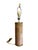 A Pair of Mid-Century Hair-on-Hide Wrapped Table Lamps With Brass Trim For Sale - Image 12 of 18