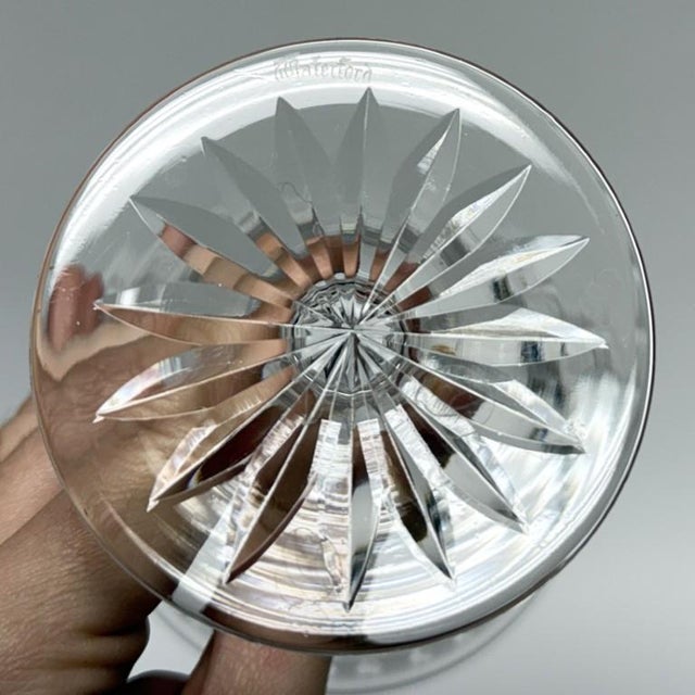 Early 21st Century Waterford Cut Crystal Glenmore Champagne Coupes - Set of 8 For Sale - Image 5 of 5