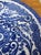Moroccan Antique Fes, Morocco Blue Decorated Pottery Large Charger, Circa 1920s For Sale - Image 3 of 12