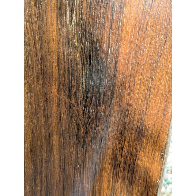Italian Fratino Dining Table in Wood and Brass, 1950s For Sale - Image 6 of 8