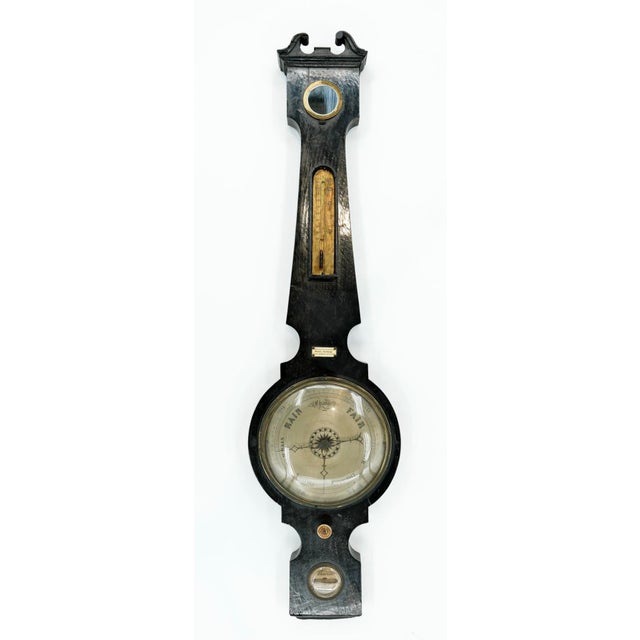 Victorian HMS Royal George Wreck, Sunk 1782. Macrae Banjo Barometer For Sale - Image 3 of 7