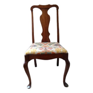 Vintage Pennsylvania House Cherry Wood Queen Anne Side Chair For Sale