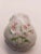 The Counterpoint Dew Frog Trinket Box Ceramic Hand Decorated With Sweetpeas handpainted