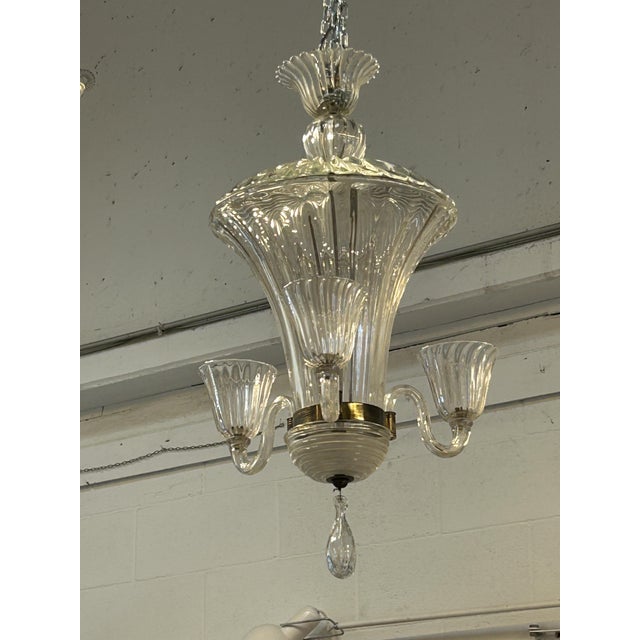 Chandelier from Seguso Vetri d'Arte, 1940s For Sale - Image 11 of 11