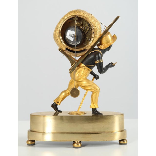 Early 19th Century French Mantel Clock, 1810s For Sale - Image 10 of 13