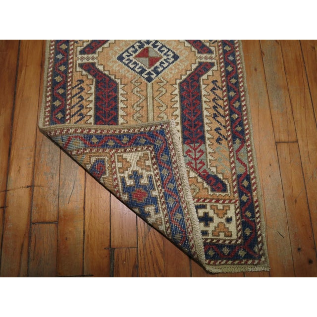 Camel Anatolian Vintage Mat - 1'8" x 3'6" For Sale - Image 4 of 4