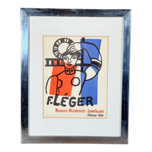 1955 Fernand Léger Museum Morsbroich Leverkusen Exhibition Poster Framed