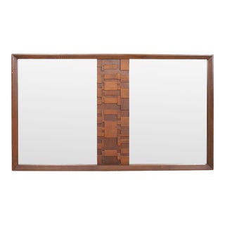 Brutalist 'Staccato' Mirror by Lane Furniture For Sale