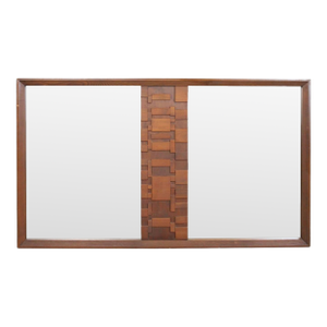 Brutalist 'Staccato' Mirror by Lane Furniture
