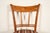 Wood Antique Italian Regency Fruitwood Inlaid Marquetry Side Chairs or Dining Chairs, Pair For Sale - Image 7 of 17