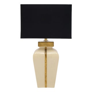 Period Mid-Century Modern Ceramic Lamp, French, Circa 1960 For Sale