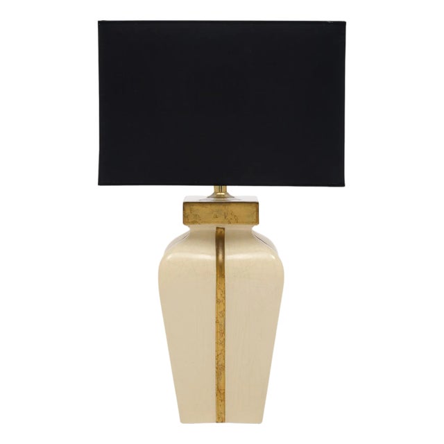 Period Mid-Century Modern Ceramic Lamp, French, Circa 1960 For Sale