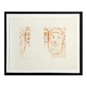 Downtown Lion, Larry Rivers, Etching