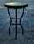 16" Mini Moroccan Mosaic Accent Table – Emerald Aqua Tile Top For Sale In Orlando - Image 6 of 9