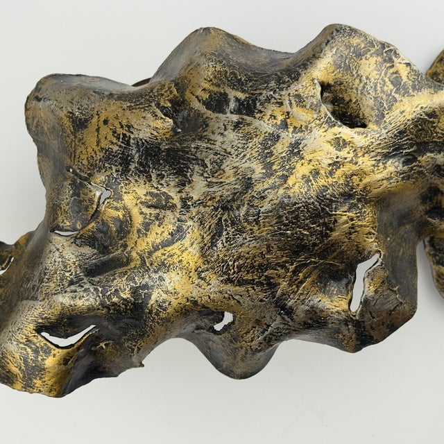 Vintage Italian Brutalist Metal Wall Lamp by Salvino Marsura, 1970s For Sale - Image 17 of 18