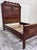 Victorian Antique Full Size Victorian Eastlake Monumental Carved Walnut Bed For Sale - Image 3 of 11