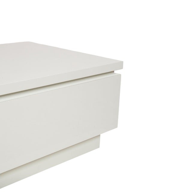 Cube Wooden Sideboard in White from Lübke For Sale - Image 6 of 17