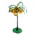 Tall 1960s Italian Murano Glass Palm Tree With Coconuts For Sale