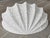 Italian Circa 1980 Palm Beach Chic Italian Creamware Shell-Shaped Wall Pocket in the Manner of Mario Bellini For Sale - Image 3 of 18