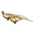 1960s Pair of Solid Brass Pheasant Statues For Sale