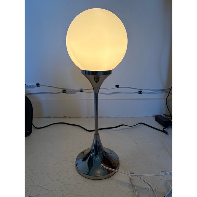 Mid-Century Modern 1970s German Sölken Leuchten Chrome Lamps - a Pair For Sale - Image 3 of 9