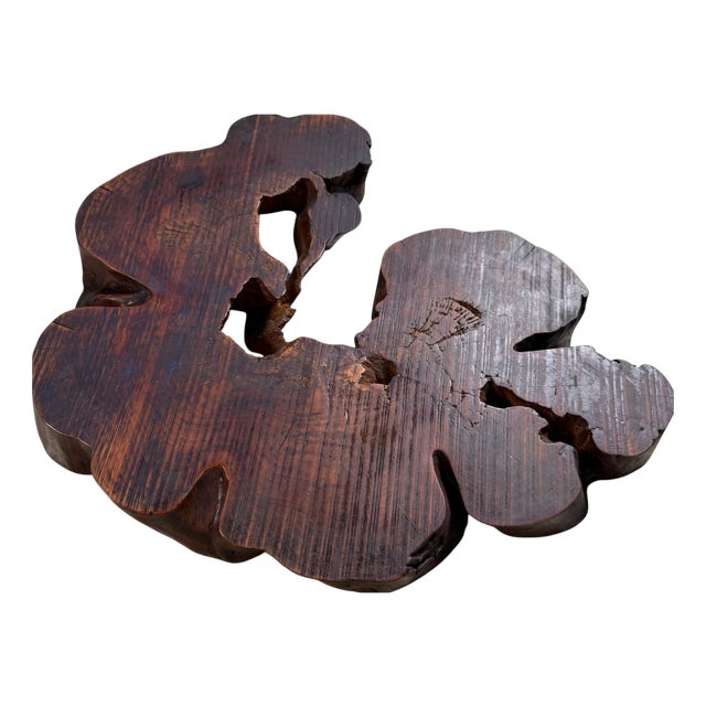 Japanese Root Wood Sculpture or Ikebana Stand, 1900s For Sale