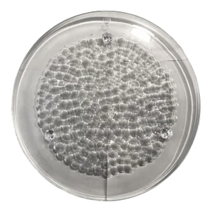 Orrefors Crystal Round Platter 13” in Pearl Pattern