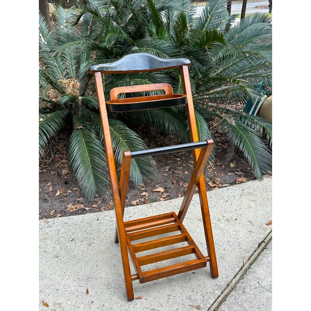 Brown Authentic Models Campaign Style Gentleman’s Valet For Sale - Image 8 of 11