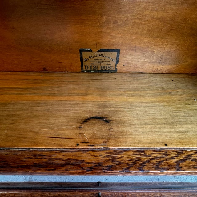The Globe-Wernicke Co Arts & Crafts Barrister Bookcase For Sale - Image 9 of 11
